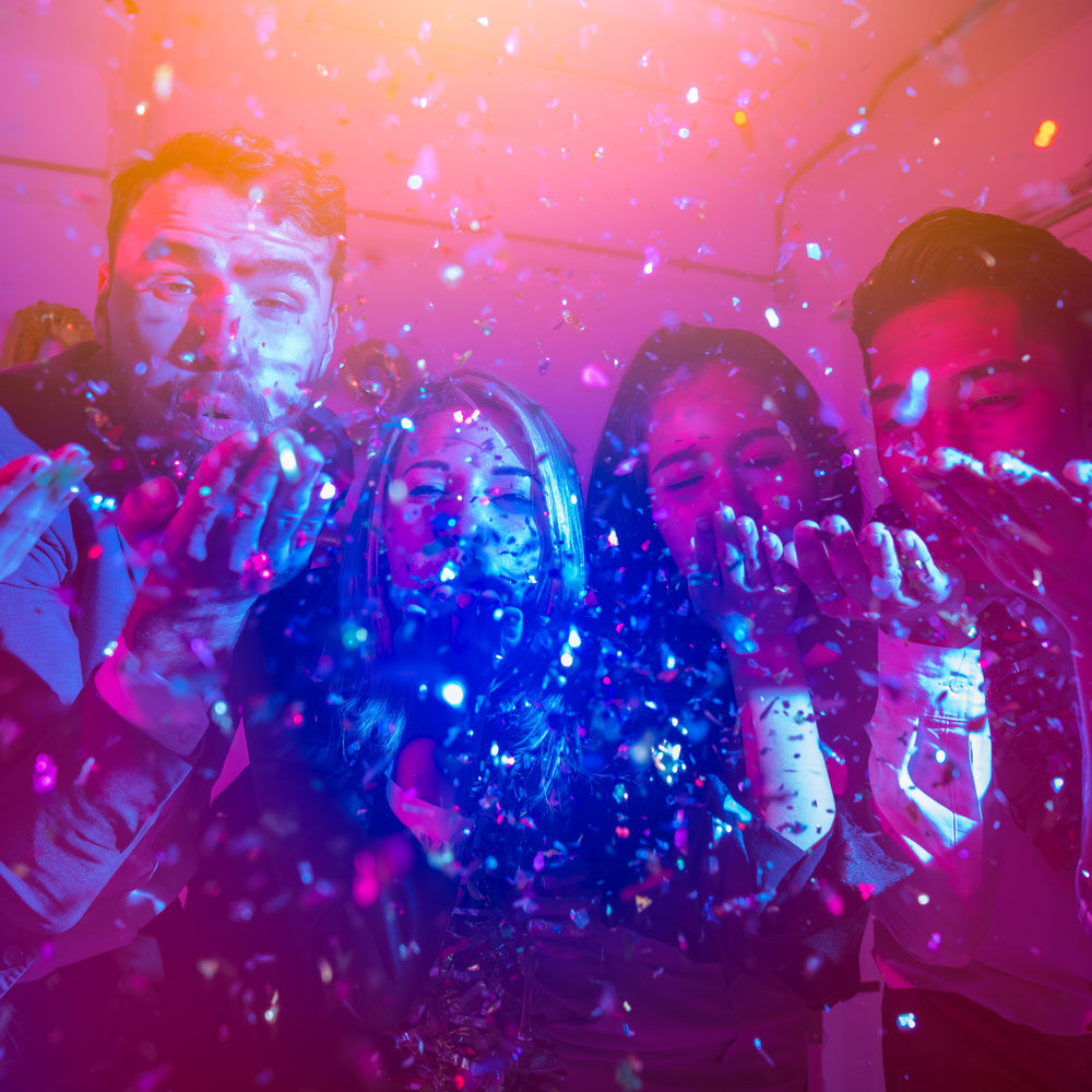 people enjoying a party